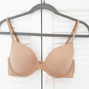 Victoria's Secret Bra 32 C Nude Tan Light Brown Comfortable Women's PINK